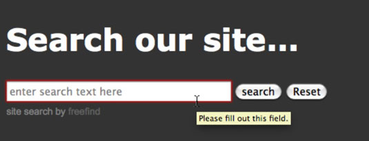 Add Search Box to Website