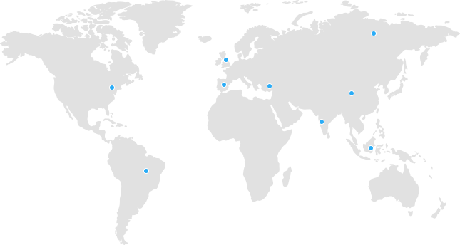 ResellerClub Branches on World Map | ResellerClub