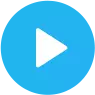 Round Blue Color Play Button | ResellerClub