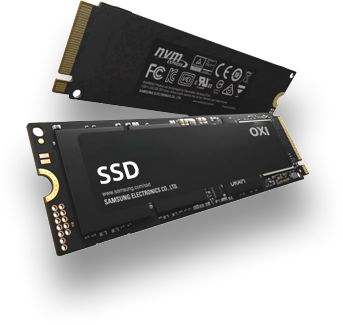 Here are the SSDs - Solid State Drives