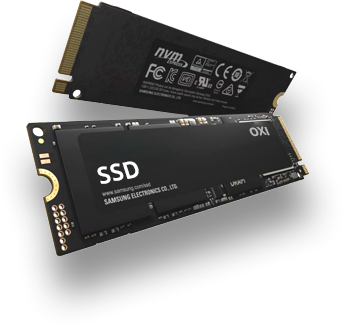 Here are the SSDs - Solid State Drives