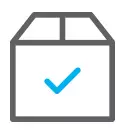 box with tick