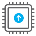 Upgrade Cpu And Ram Performance With One-Click - Chip Icon