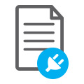 webpage with power icon
