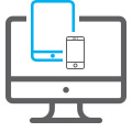 moblie tablet & desktop icon