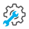Settings Icon with Spanner image