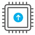 Electronics Chip Icon Image