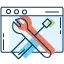 website settings icon - infrastructure